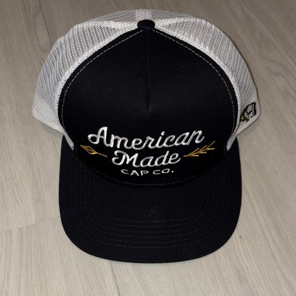 HOOEY American Made Snapback Hat-Black/White